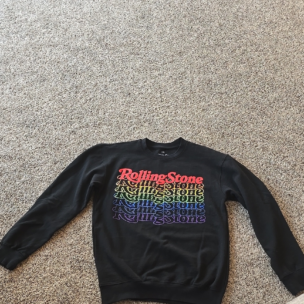 the Rolling Stones Black Sweater